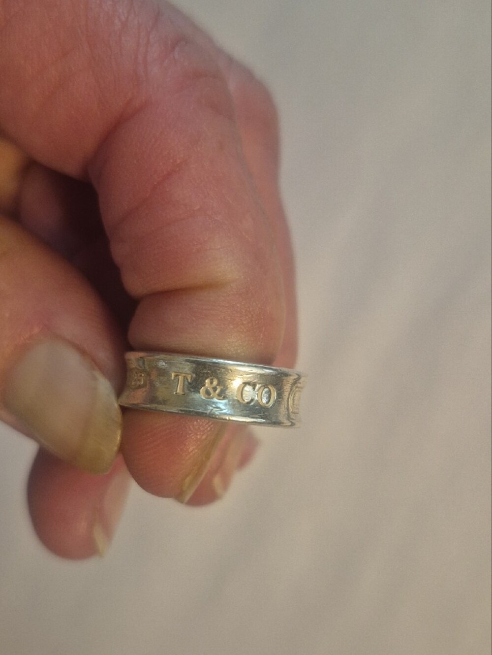 Tiffany&CO Sterling SilverBand - Classic Silver Ring... - Picture 4 of 11